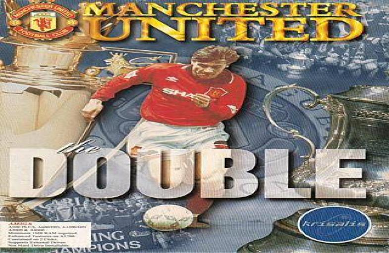 Manchester United: The Double box art for Amiga